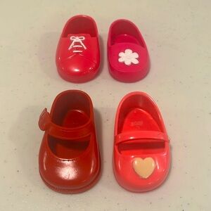 4 Mismatched Doll Shoes for American Girl